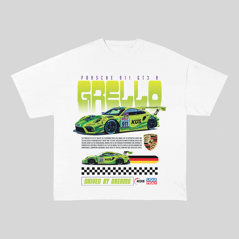 RDMCLOTHINGART tapestry hoodie 911 GRELLO HEAVY WEIGHT COTTON TEE-8837