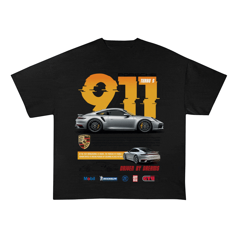 RDMCLOTHINGART tapestry hoodie 911 HEAVY WEIGHT COTTON TEE-8842