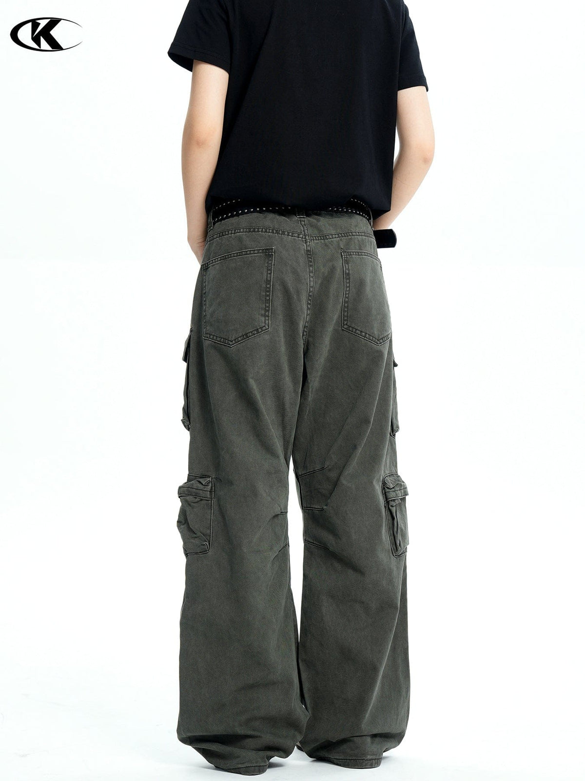 RDMCLOTHINGART tapestry hoodie DESIGNER CARGO PANTS-9002