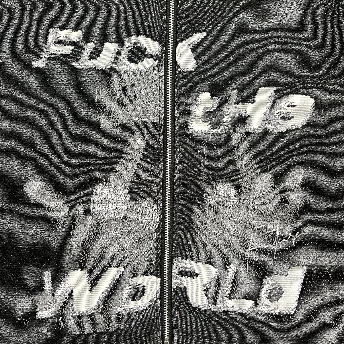 RDMCLOTHINGART tapestry hoodie FXXK THE WORLD TAPESTRY TEE