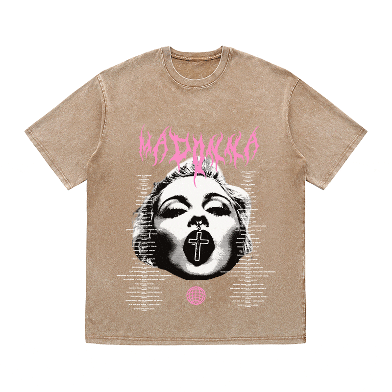 RDMCLOTHINGART tapestry hoodie MADONNA HEAVY WEIGHT COTTON TEE-8938