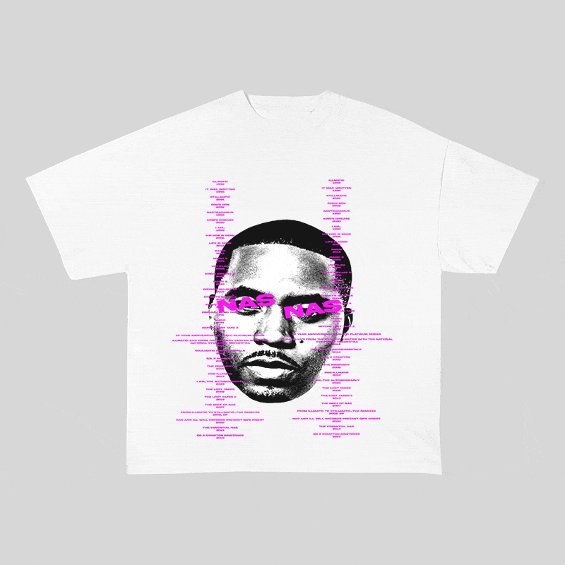 RDMCLOTHINGART tapestry hoodie NAS HEAVY WEIGHT COTTON TEE-8940