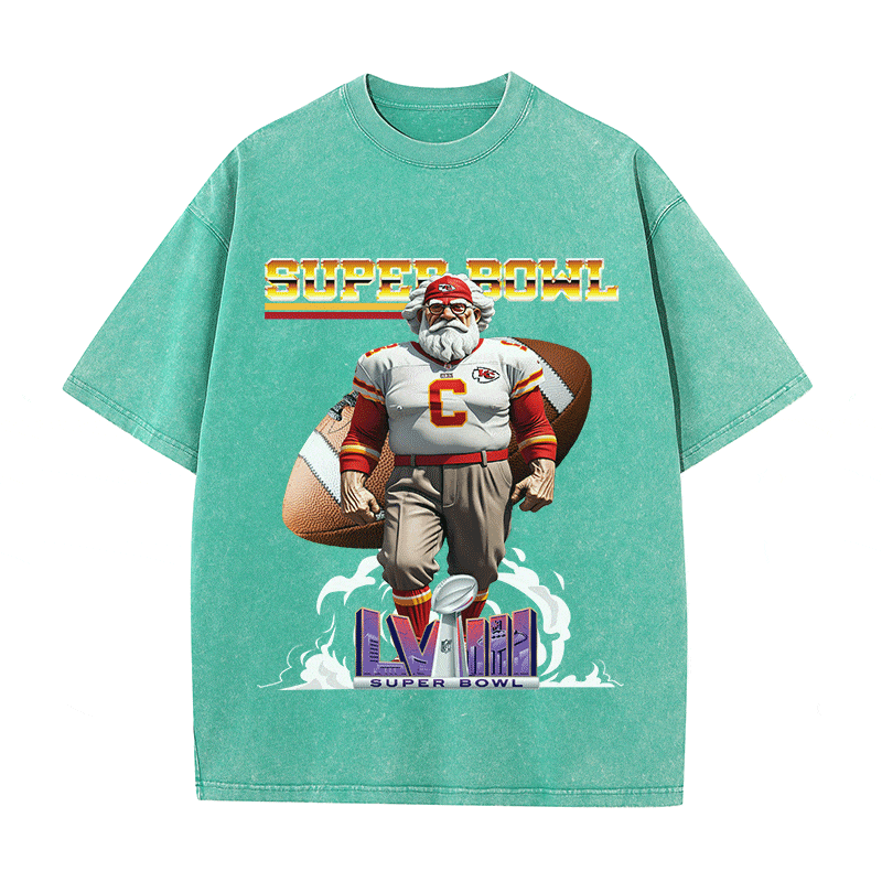 RDMCLOTHINGART tapestry hoodie SUPERBOWL 4 KC NO YEAR HEAVY WEIGHT COTTON TEE-9182