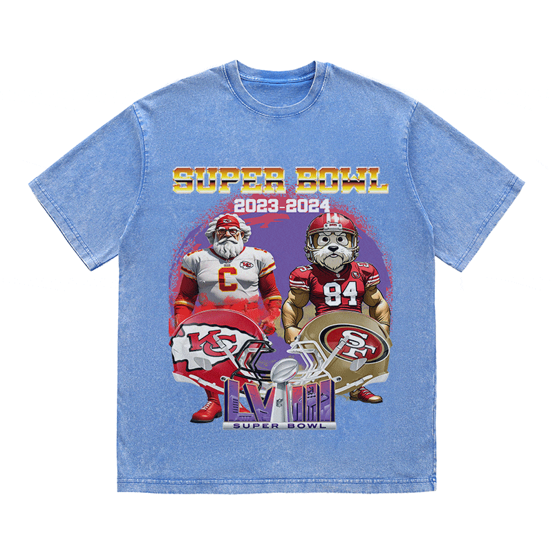 RDMCLOTHINGART tapestry hoodie SUPERBOWL HEAVY WEIGHT COTTON TEE-9196