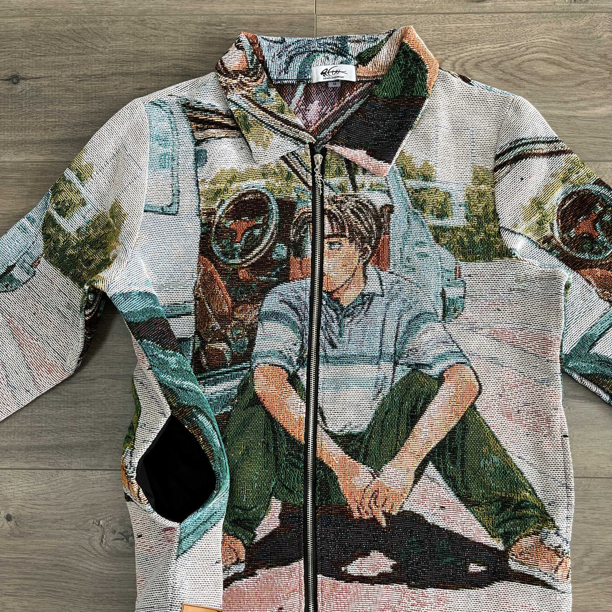 TAKUMI FUJIWARA TAPESTRY JACKET