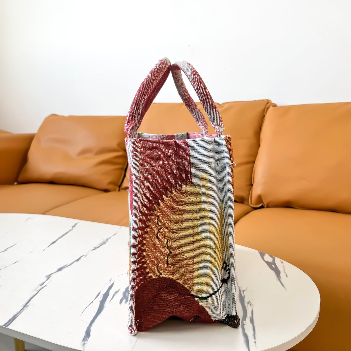 BAD BUNY TAPESTRY TOTE BAG - RDMCLOTHINGART