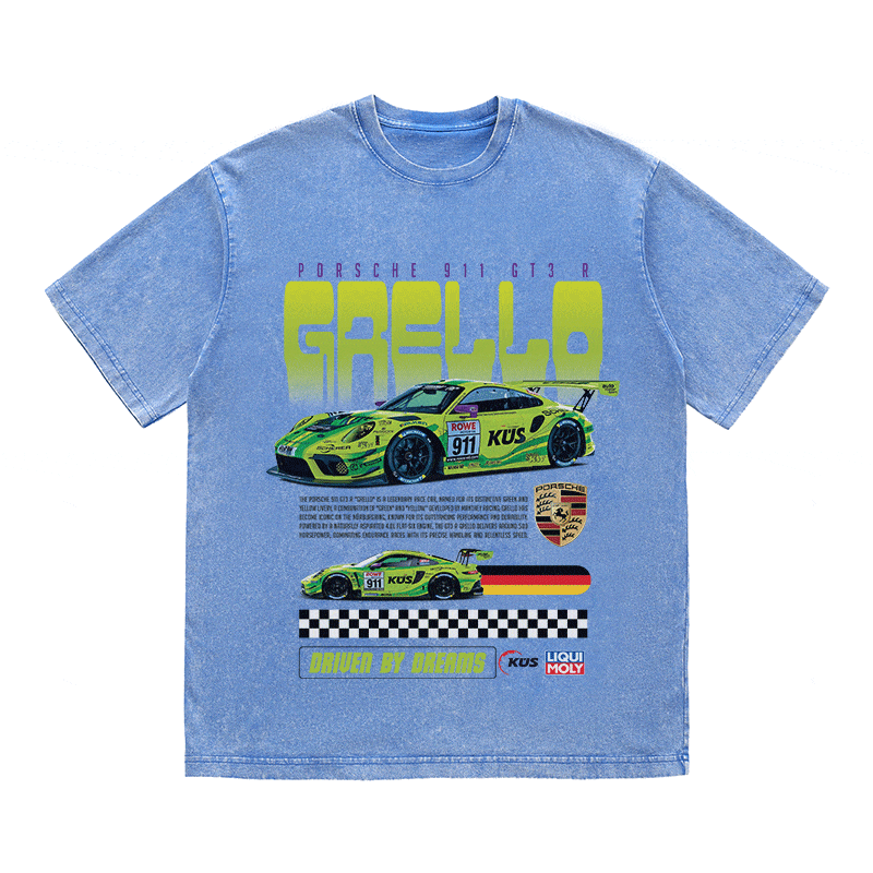 RDMCLOTHINGART tapestry hoodie 911 GRELLO HEAVY WEIGHT COTTON TEE-8837