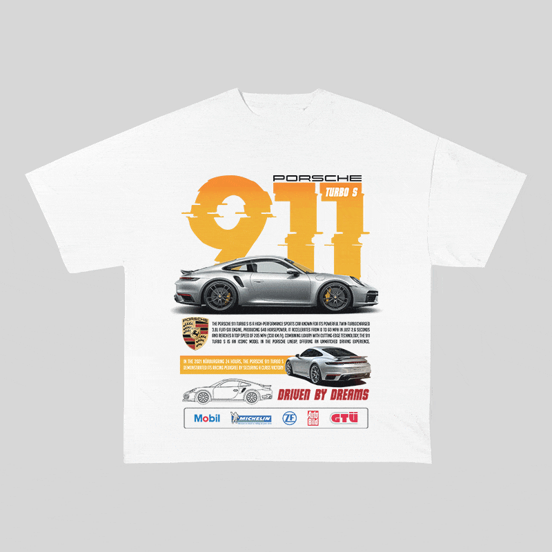 RDMCLOTHINGART tapestry hoodie 911 HEAVY WEIGHT COTTON TEE-8842