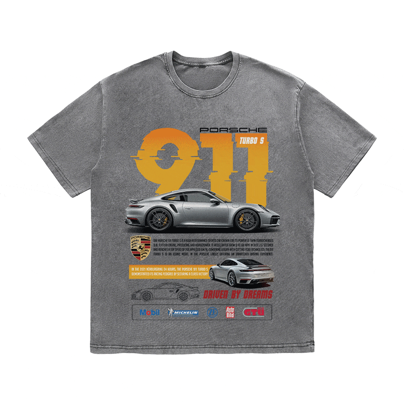 RDMCLOTHINGART tapestry hoodie 911 HEAVY WEIGHT COTTON TEE-8842