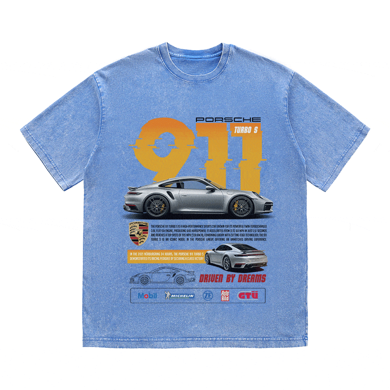 RDMCLOTHINGART tapestry hoodie 911 HEAVY WEIGHT COTTON TEE-8842