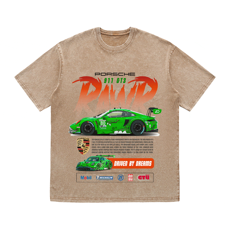 RDMCLOTHINGART tapestry hoodie 911 RAWR 2 HEAVY WEIGHT COTTON TEE-8839