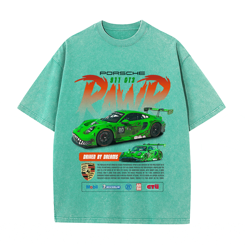 RDMCLOTHINGART tapestry hoodie 911 RAWR 3 HEAVY WEIGHT COTTON TEE-8840