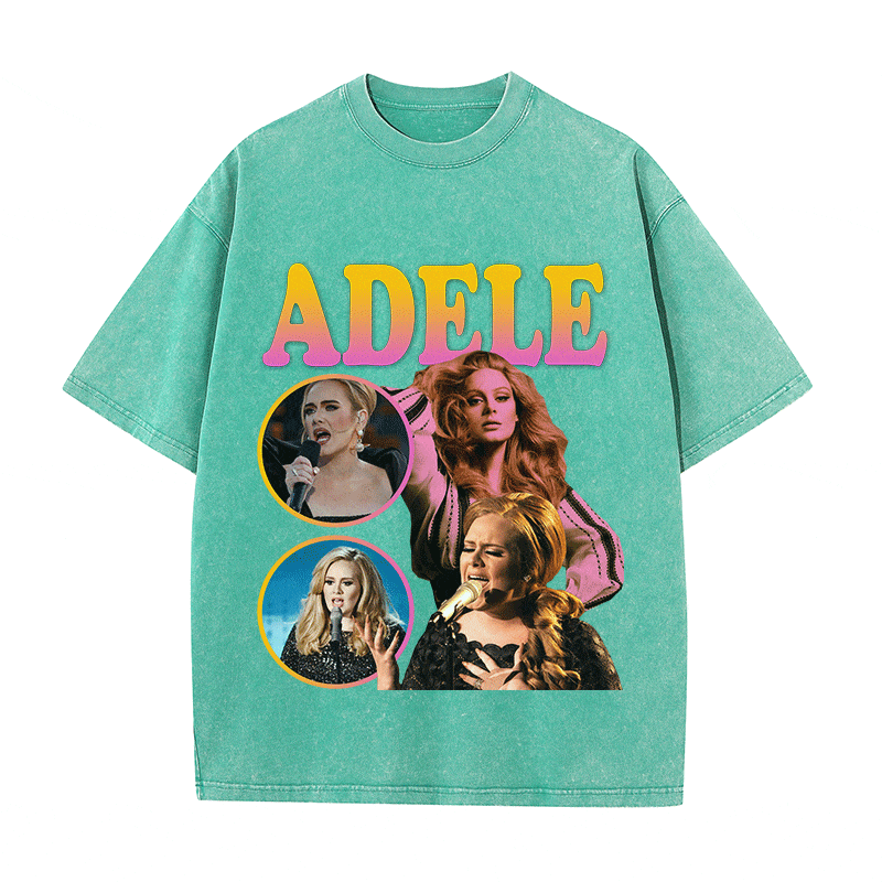 RDMCLOTHINGART tapestry hoodie ADELE HEAVY WEIGHT COTTON TEE-9114