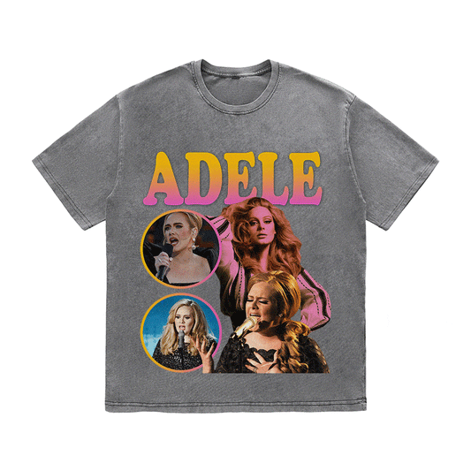 RDMCLOTHINGART tapestry hoodie ADELE HEAVY WEIGHT COTTON TEE-9114