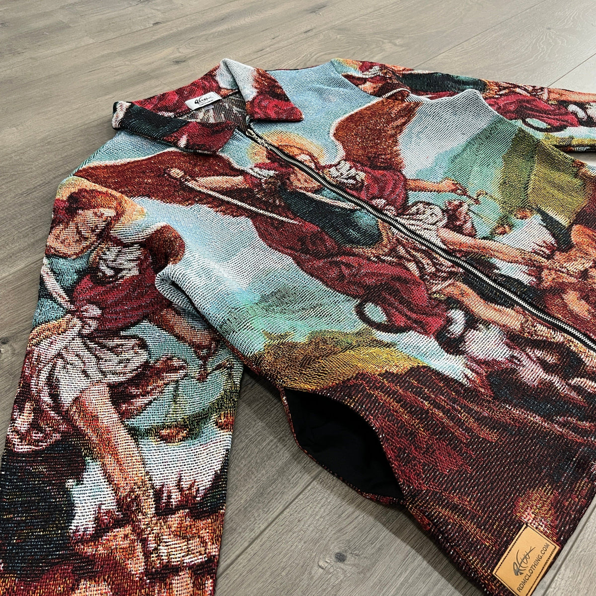RDMCLOTHINGART tapestry hoodie ARCHANGEL MICHAEL TAPESTRY JACKET