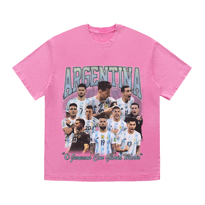 RDMCLOTHINGART tapestry hoodie ARGENTINA HEAVY WEIGHT COTTON TEE-8947