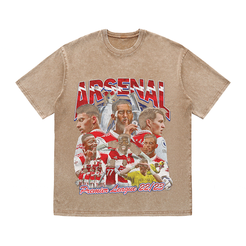RDMCLOTHINGART tapestry hoodie ARSENAL HEAVY WEIGHT COTTON TEE-8949