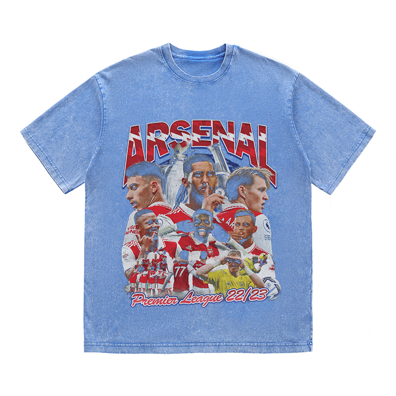 RDMCLOTHINGART tapestry hoodie ARSENAL HEAVY WEIGHT COTTON TEE-8949