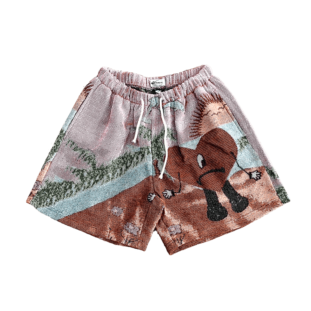RDMCLOTHINGART tapestry hoodie BAD-BUNNY TAPESTRY SHORTS