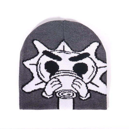 RDMCLOTHINGART tapestry hoodie BEANIE-2083