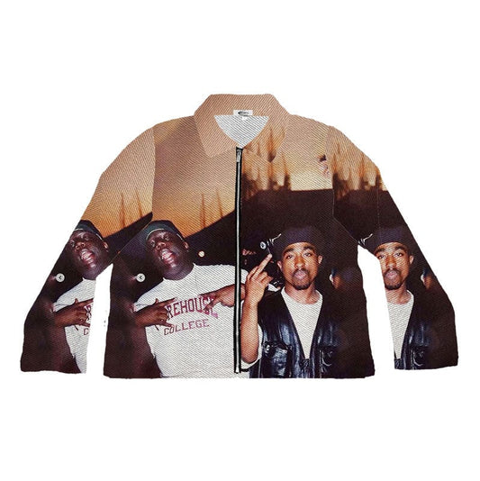 RDMCLOTHINGART tapestry hoodie BIGGIE& PAC  TAPESTRY JACKET