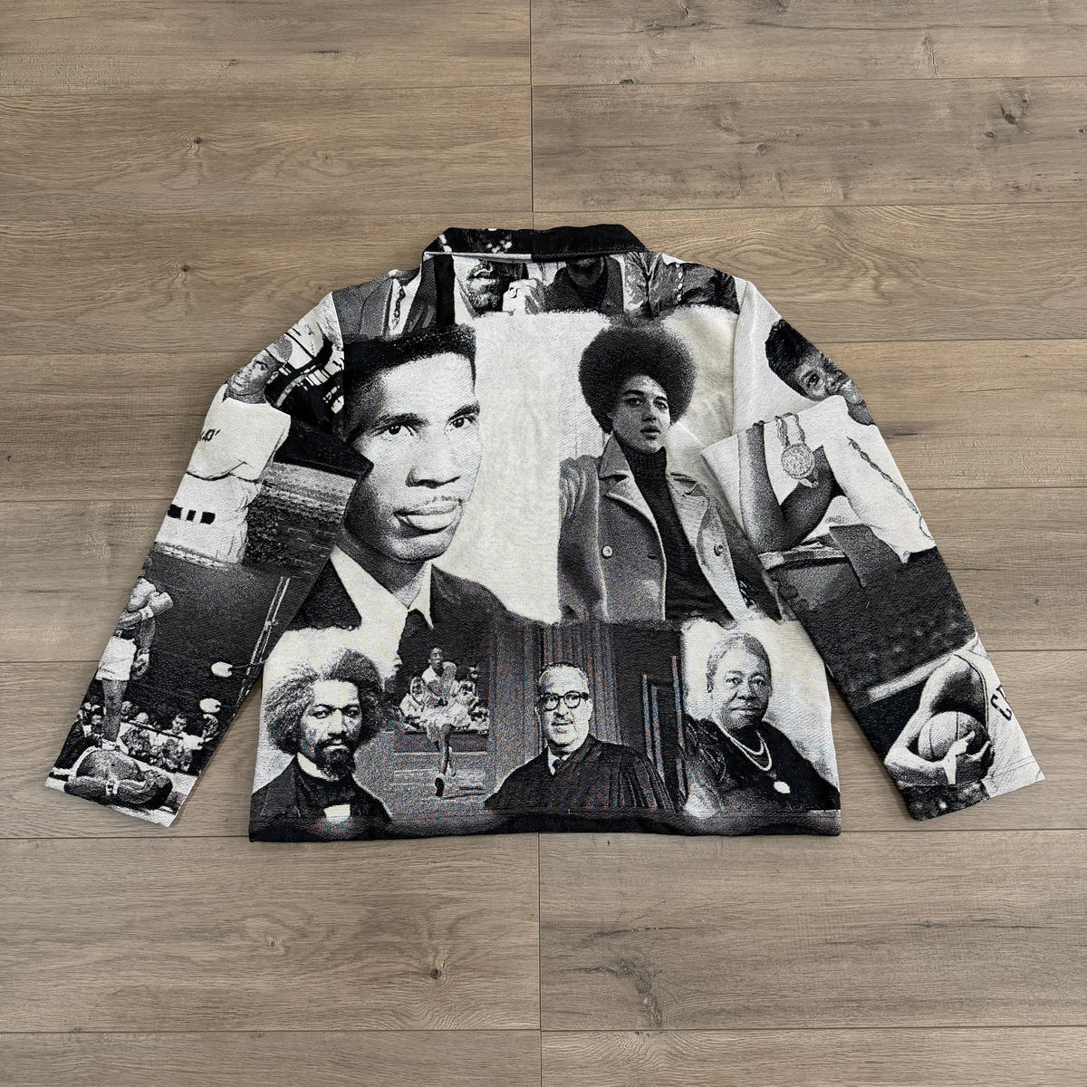 RDMCLOTHINGART tapestry hoodie BLACK LEADER TAPESTRY JACKET