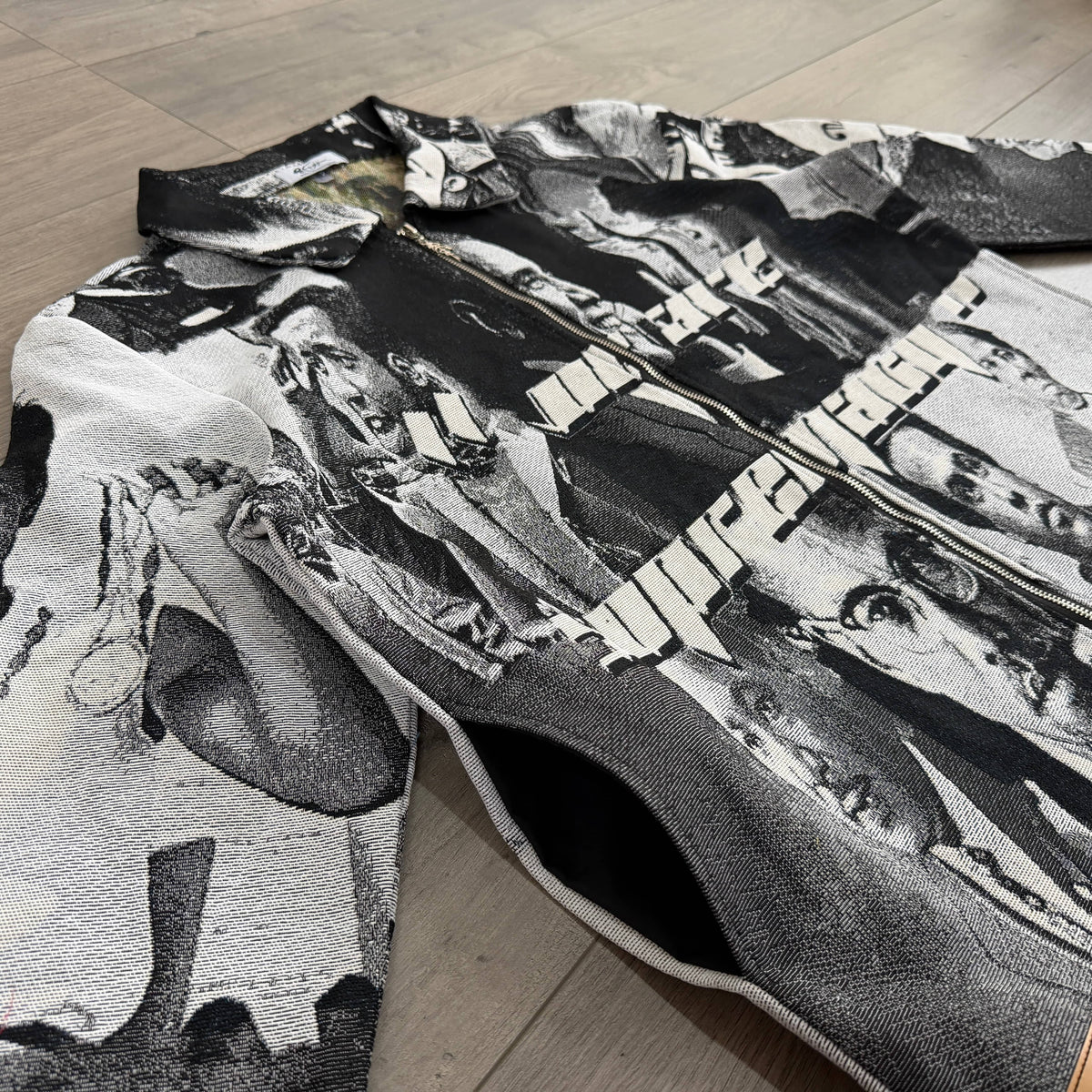 RDMCLOTHINGART tapestry hoodie BLACK LEADER TAPESTRY JACKET