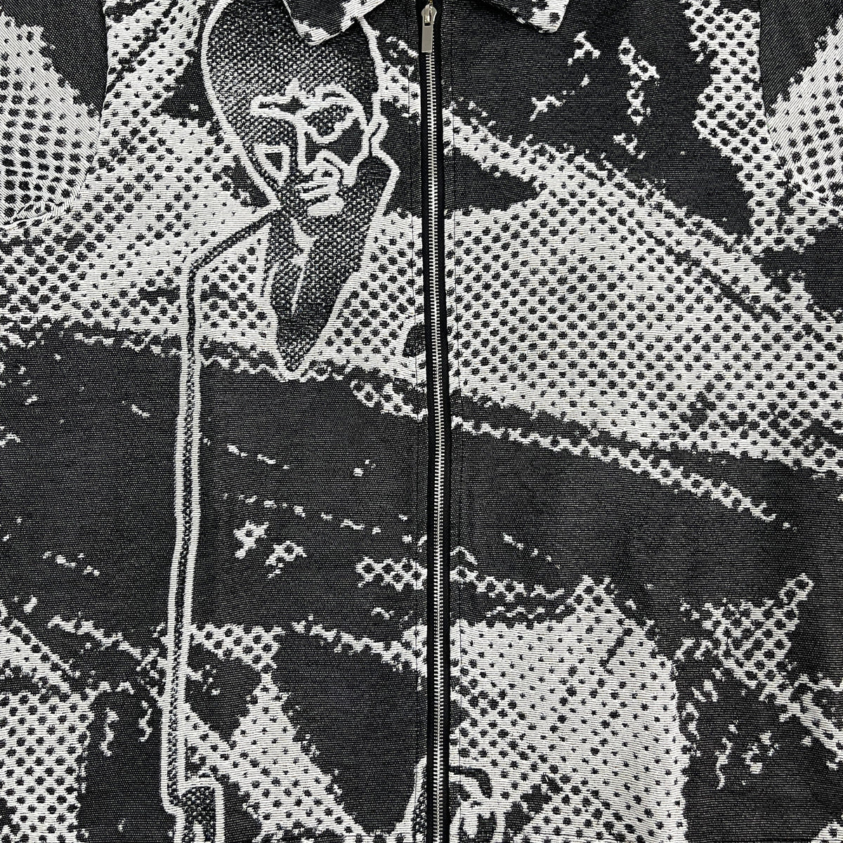 BLACK SCARFACE TAPESTRY JACKET - RDMCLOTHINGART