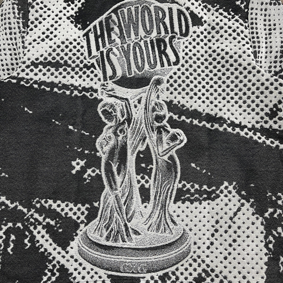 BLACK SCARFACE TAPESTRY JACKET - RDMCLOTHINGART