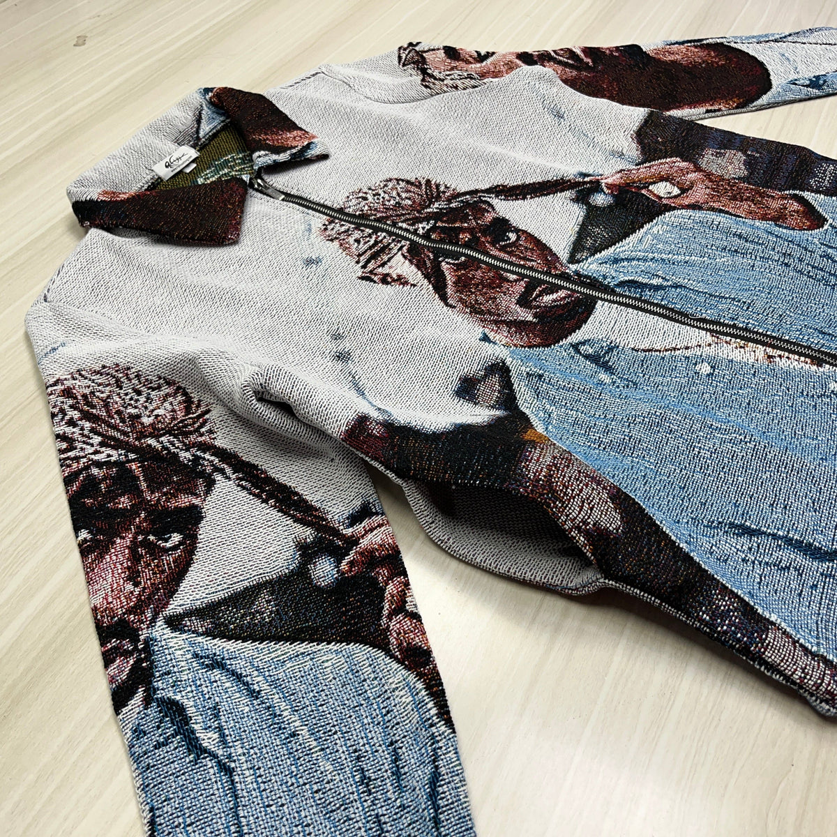 RDMCLOTHINGART tapestry hoodie BLUE 2PAC TAPESTRY JACKET