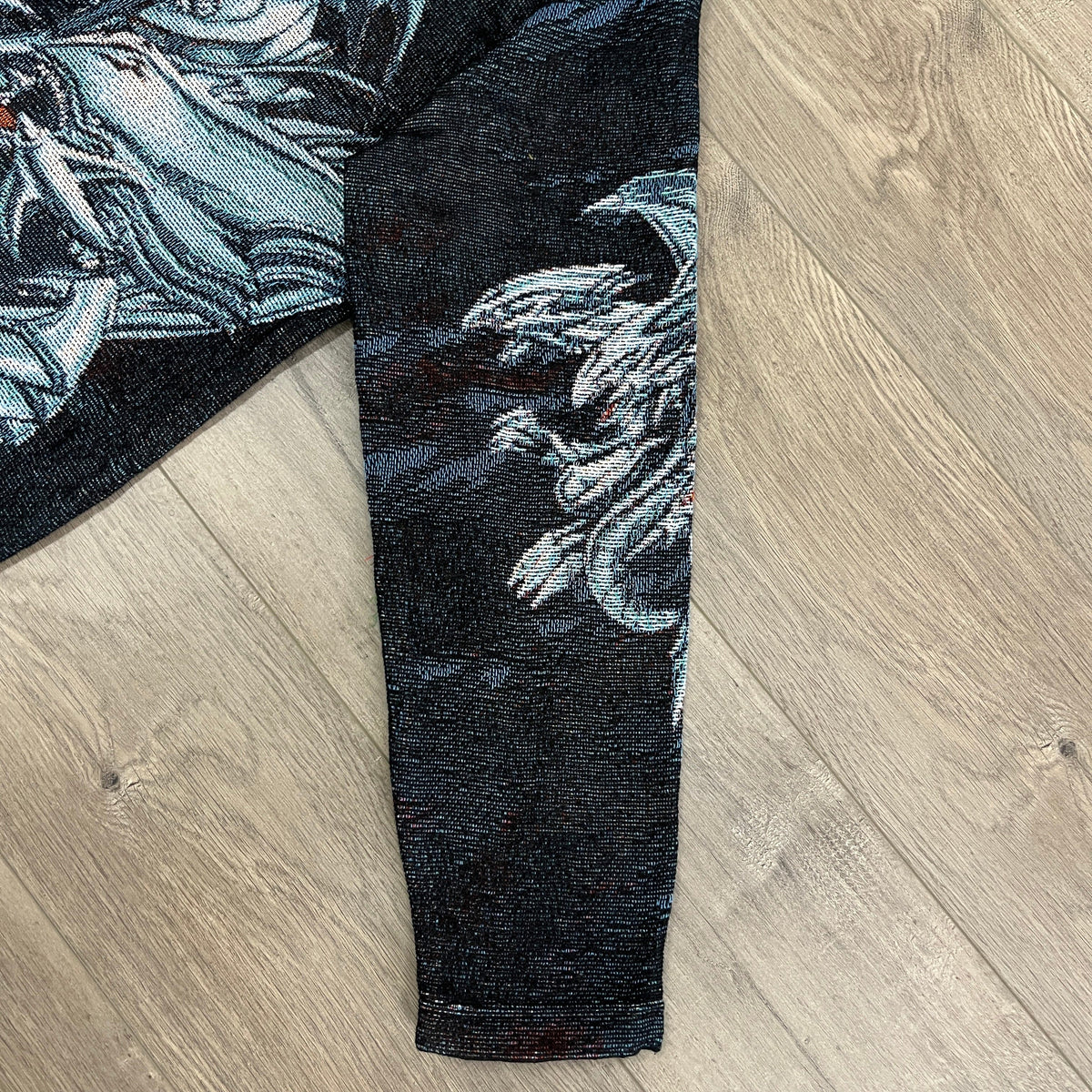 RDMCLOTHINGART tapestry hoodie BLUE EYES WHITE DRAGON TAPESTRY JACKET