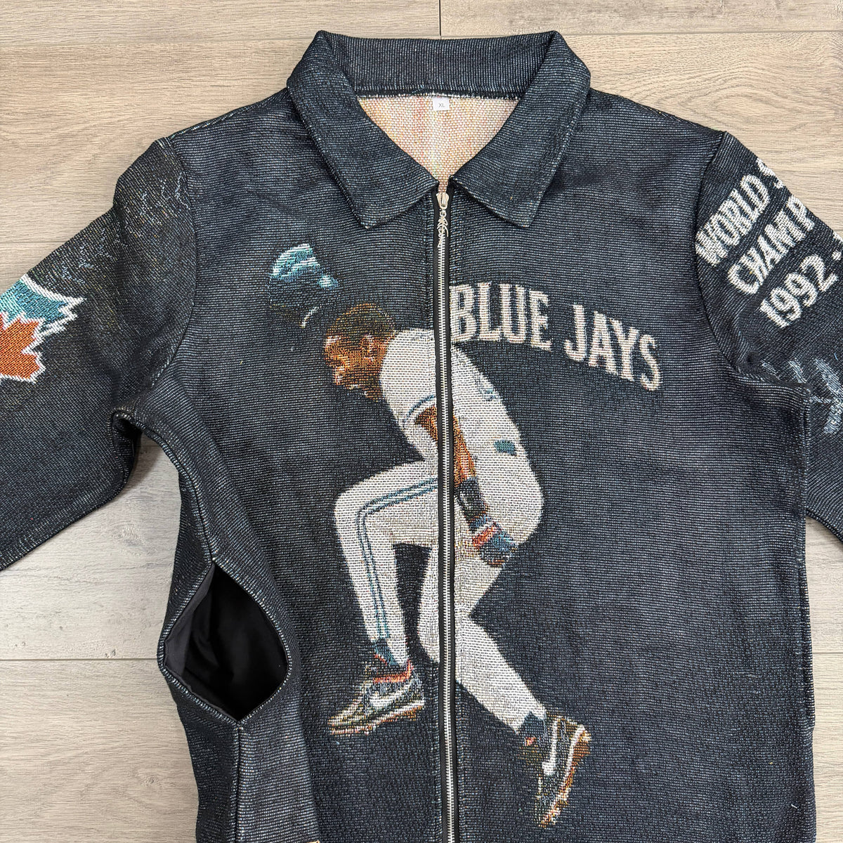 RDMCLOTHINGART tapestry hoodie BLUE JAYS TAPESTRY JACKET