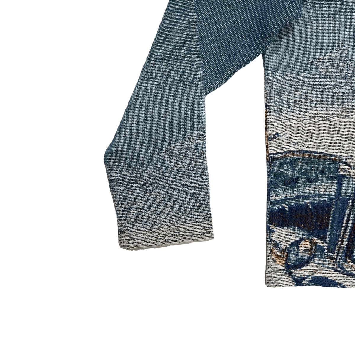 RDMCLOTHINGART tapestry hoodie Blue Nip Tapestry