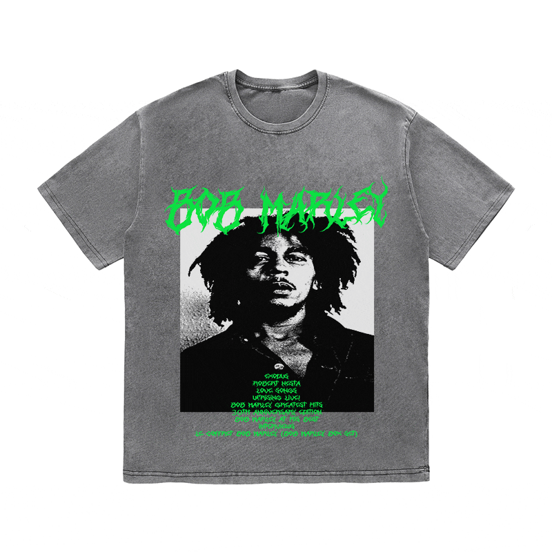 RDMCLOTHINGART tapestry hoodie BOB MARLEY HEAVY WEIGHT COTTON TEE-8924