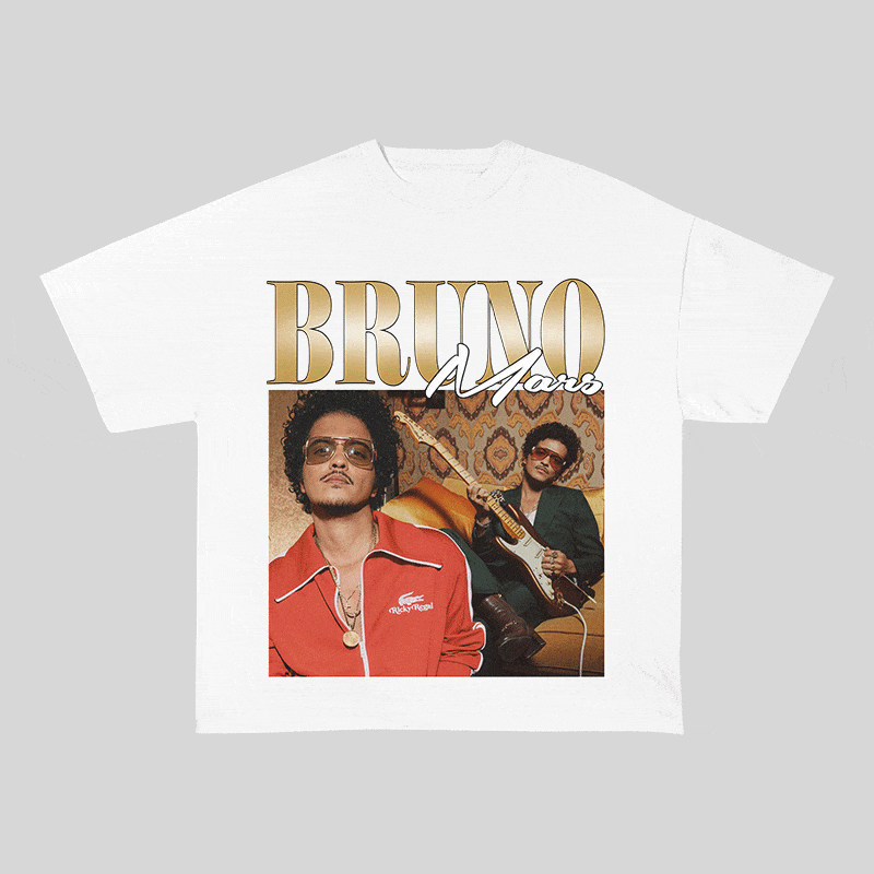 RDMCLOTHINGART tapestry hoodie BRUNO MARS HEAVY WEIGHT COTTON TEE-8854