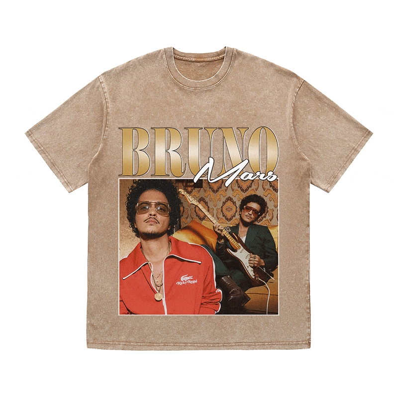 RDMCLOTHINGART tapestry hoodie BRUNO MARS HEAVY WEIGHT COTTON TEE-8854