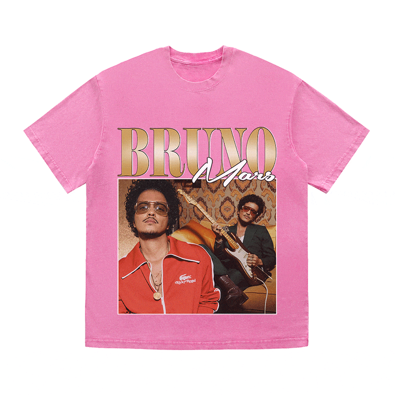 RDMCLOTHINGART tapestry hoodie BRUNO MARS HEAVY WEIGHT COTTON TEE-8854