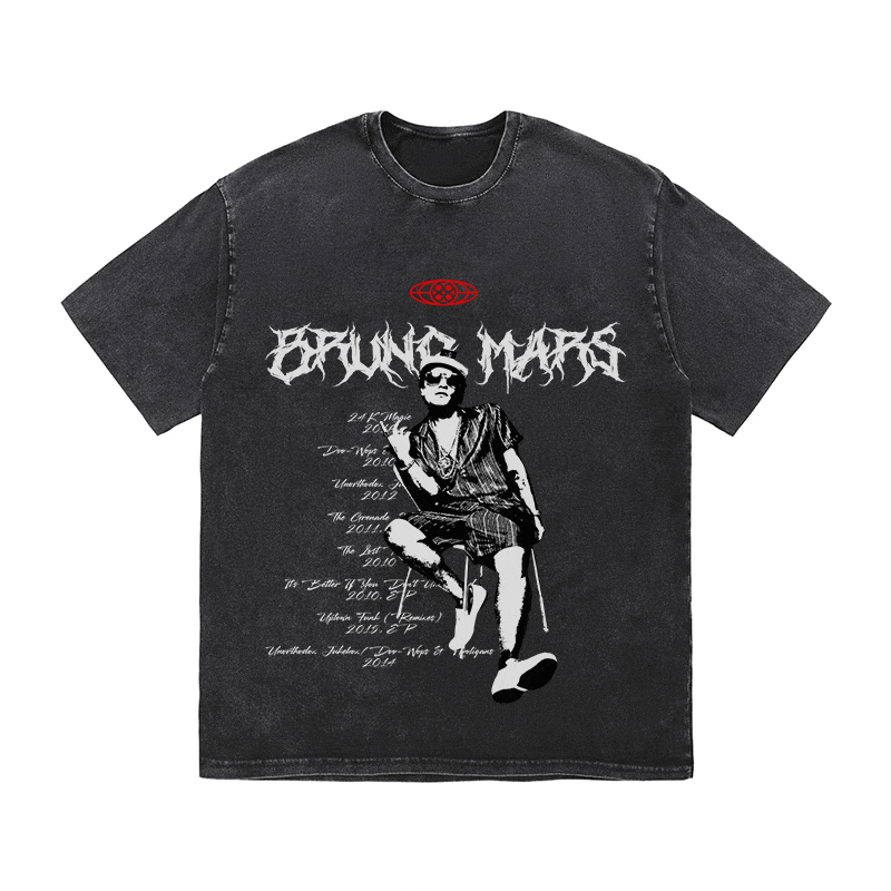 RDMCLOTHINGART tapestry hoodie BRUNO MARS HEAVY WEIGHT COTTON TEE-8874
