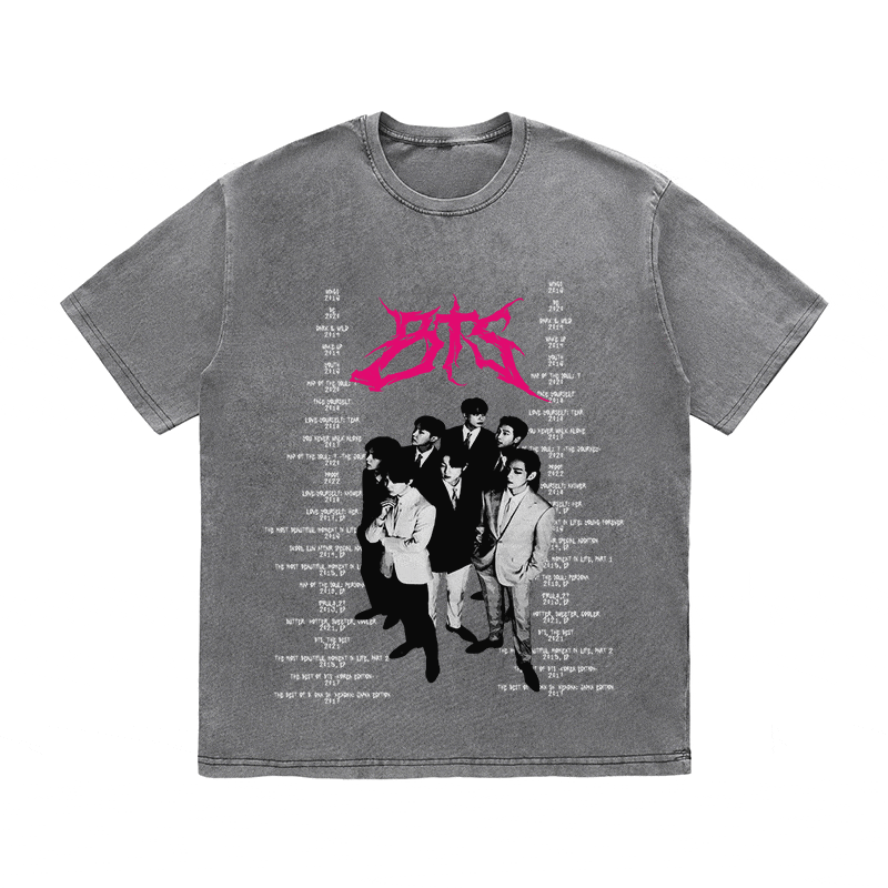 RDMCLOTHINGART tapestry hoodie BTS HEAVY WEIGHT COTTON TEE-8899