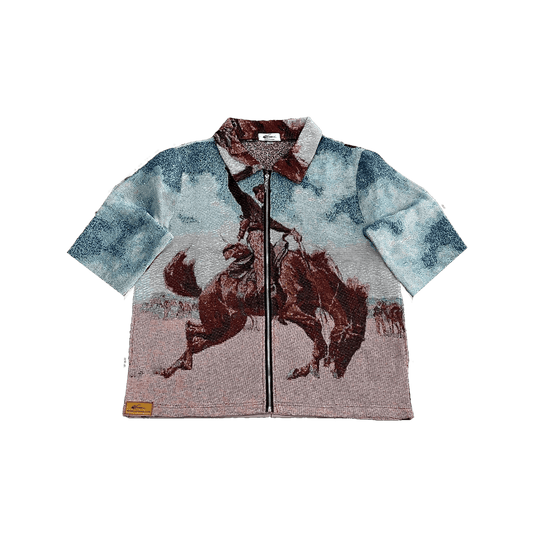 RDMCLOTHINGART tapestry hoodie BUCK JUMPER TAPESTRY TEE