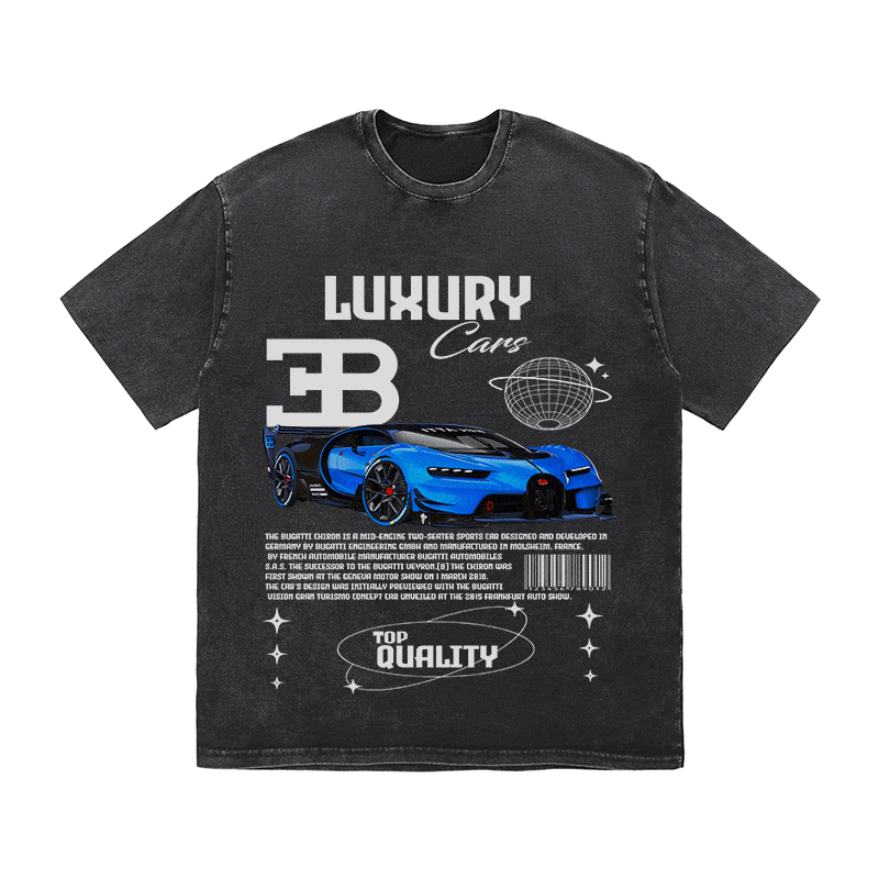 RDMCLOTHINGART tapestry hoodie BUGATTI HEAVY WEIGHT COTTON TEE-9091