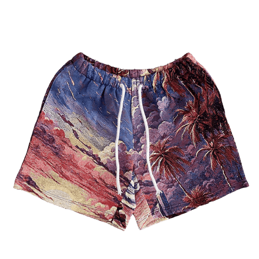 CALIFORNIA TAPESTRY SHORTS - RDMCLOTHINGART