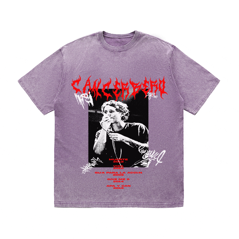 RDMCLOTHINGART tapestry hoodie CANCERBERO HEAVY WEIGHT COTTON TEE-8925
