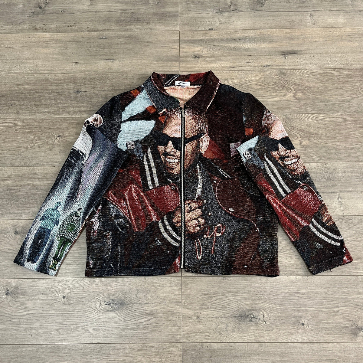 RDMCLOTHINGART tapestry hoodie CHRIS BROWN TAPESTRY JACKET