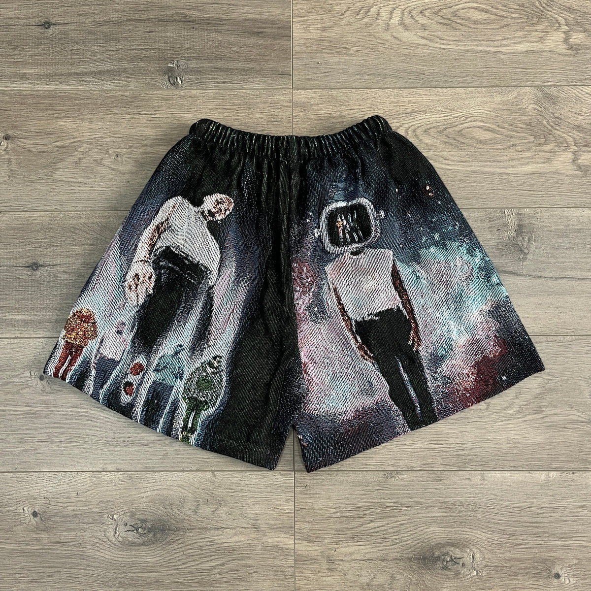 RDMCLOTHINGART tapestry hoodie CHRIS BROWN TAPESTRY SHORTS