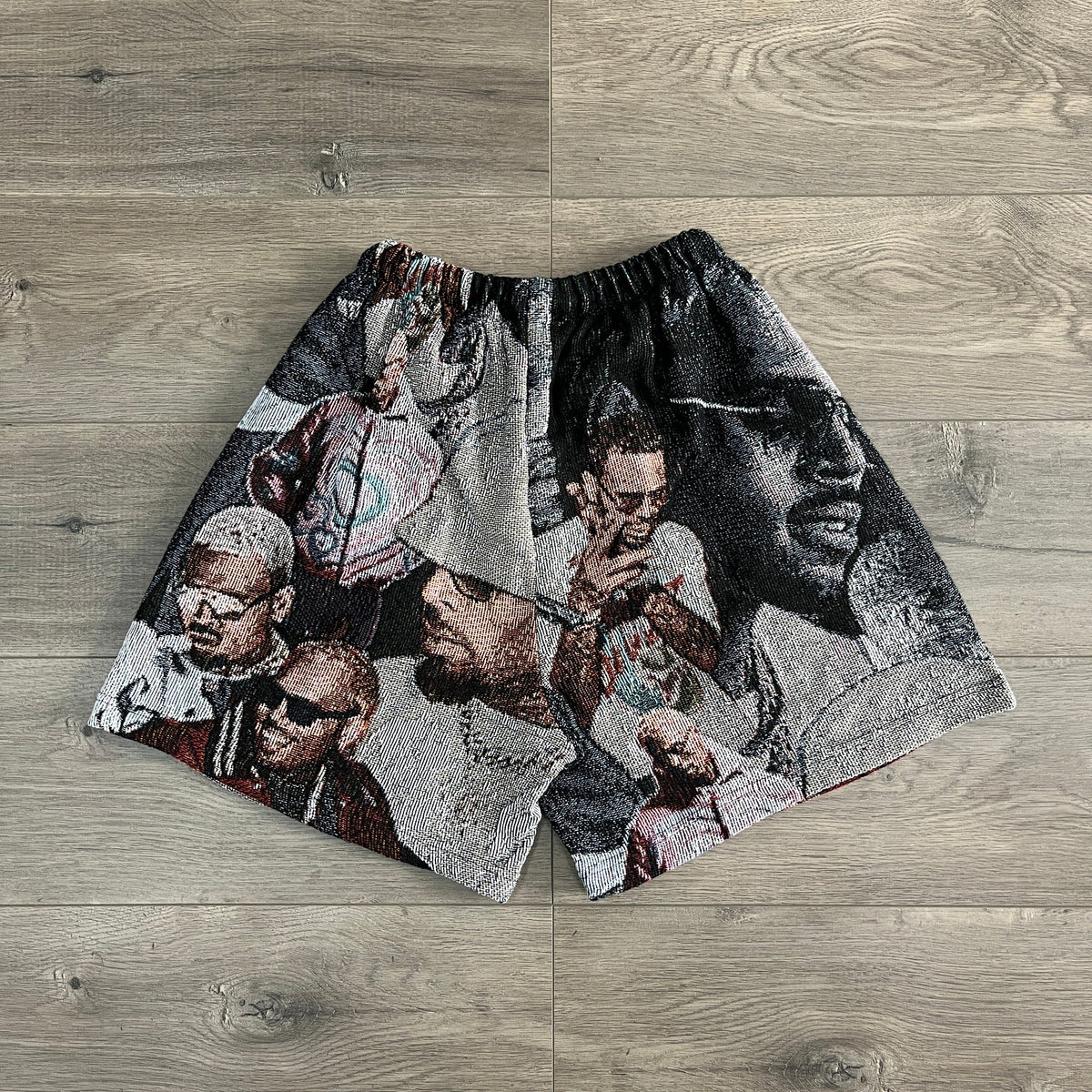 RDMCLOTHINGART tapestry hoodie CHRIS BROWN V2 TAPESTRY SHORTS