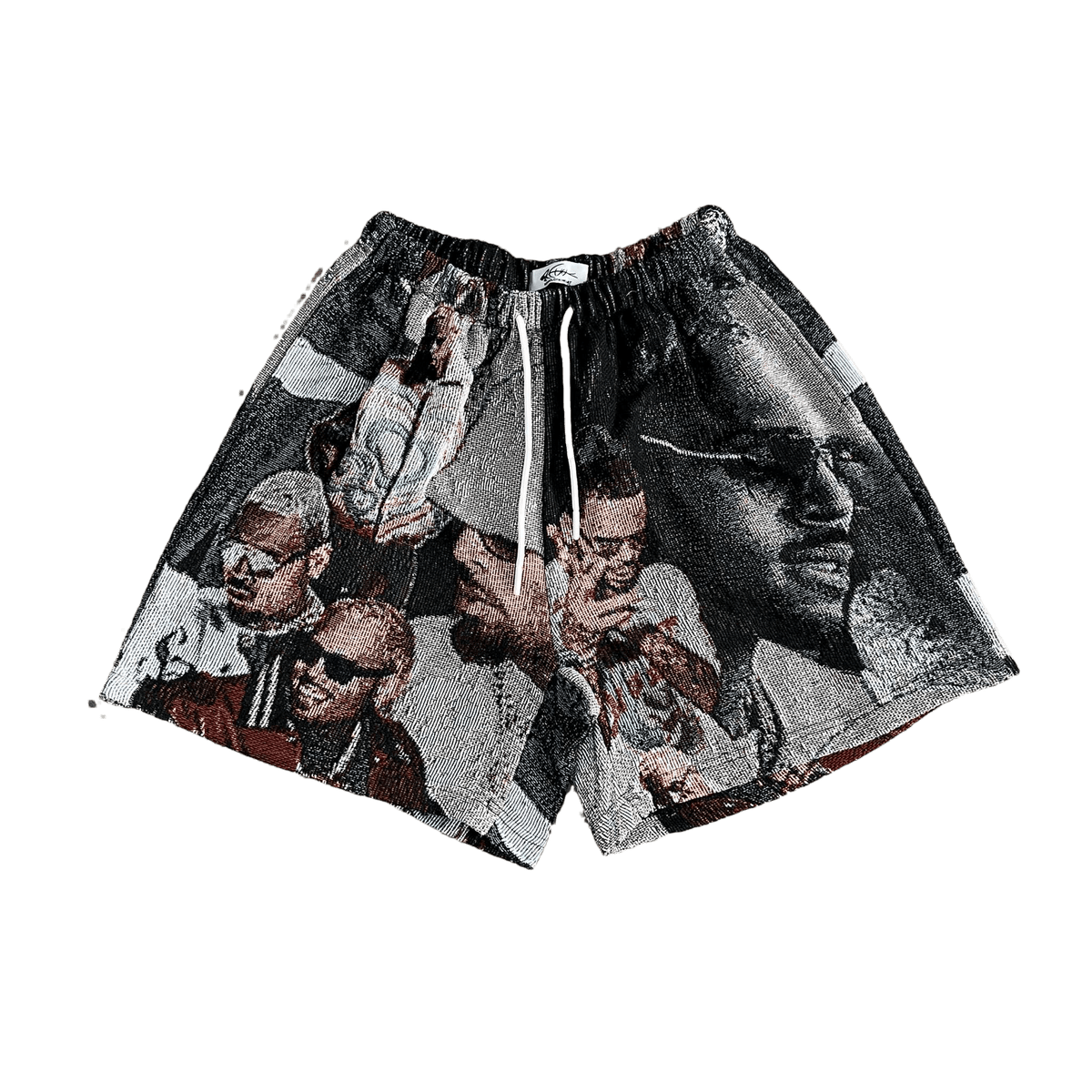 RDMCLOTHINGART tapestry hoodie CHRIS BROWN V2 TAPESTRY SHORTS