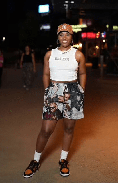 RDMCLOTHINGART tapestry hoodie CHRIS BROWN V2 TAPESTRY SHORTS