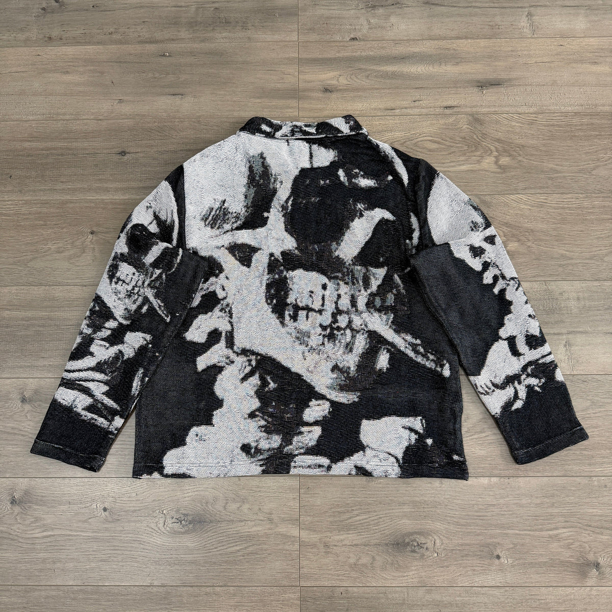 RDMCLOTHINGART tapestry hoodie CIGARETTE SKULL TAPESTRY JACKET