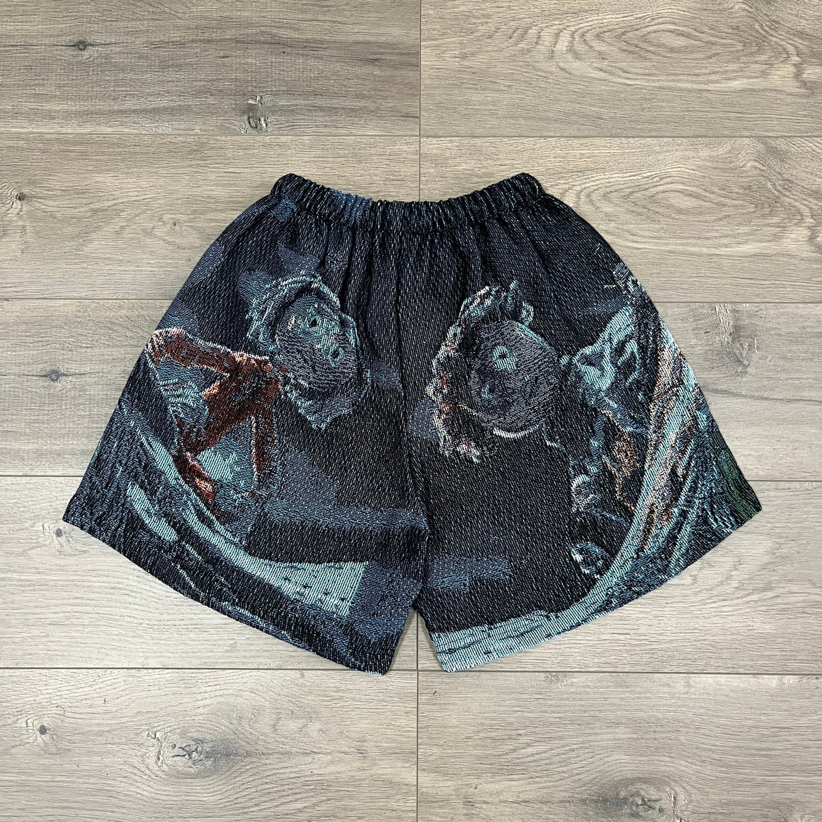 RDMCLOTHINGART tapestry hoodie CORALINE TAPESTRY SHORTS